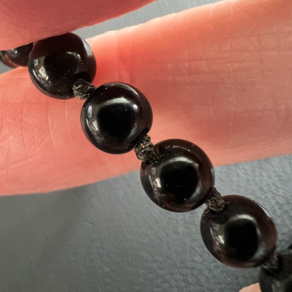 ❤️ Vintage Trifari Black Necklace - Picture 4 of 6